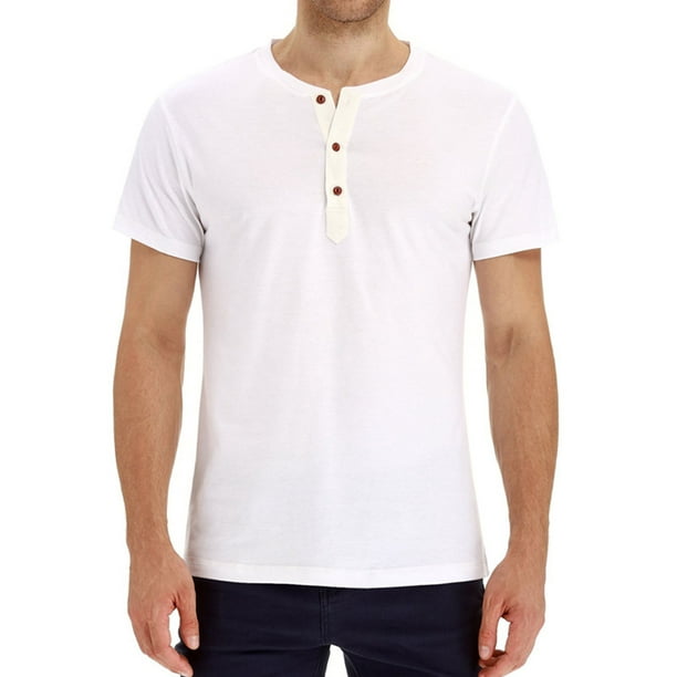 Romantc Mens CausalComfy Long Sleeve V-Neck Splice Contrast Color T-Shirt 